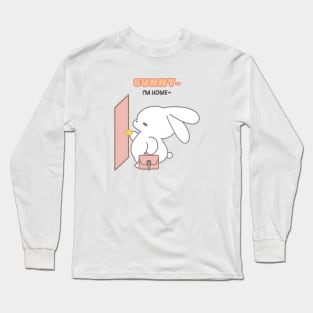 Welcome Home to Love: Bunny, I'm Home! Long Sleeve T-Shirt